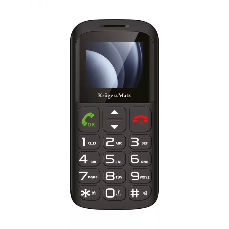 Kruger&Matz Simple 923 4G GSM-telefoon voor senioren - zwart