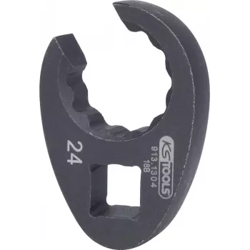 KS TOOLS 1/2 inch Crowfoot remleidingsleutel, 24 mm (913.1304)