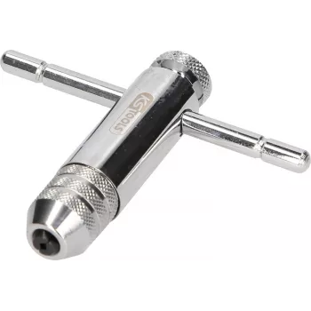 KS TOOLS 1/4 inch zeskant-bithouder met omschakelbare ratelkop, 85mm, 72 tanden, chroom-vanadium, DIN 3126 / ISO 1173 331.0660