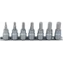 KS TOOLS 1/4 inch inbus-bit-dopsleutelset, 7-delig, 2,5-8 mm (911.1544)