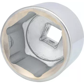 KS TOOLS 1 inch aandrijving 70mm Classic zeskant dopsleutel, kort, chroom-vanadium 911.1070