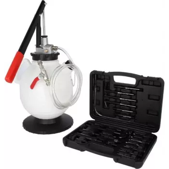 KS Tools 150.9105 universele versnellingsbakolie-vulsysteem-set met 23-delige adapterkit