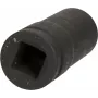 KS TOOLS 3/4 inch aandrijf-slagmoersleutel-dopsleutel 19 mm, 6-kant, CrMo-staal, gefosfateerd 460.4502