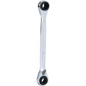 KS TOOLS 503.4541 GEARplus omschakelbare ringratelsleutelset, 4-in-1, 8x9x10x11 mm, chroom-vanadium