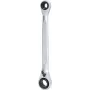 KS TOOLS dubbelring-ratelsleutelset, 10 x 13 mm & 17 x 19 mm, 4-in-1 BT013901