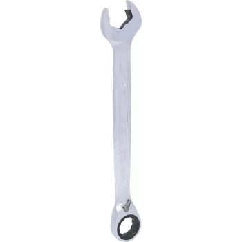 KS TOOLS DUO GEARplus combinatiesleutel met ratelend open uiteinde, 22 mm, omschakelbaar, chroom-vanadiumstaal 503.5922
