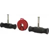 KS Tools trekdraad-greepset, 3-delig, flexibele verenstaal schachten, ergonomische 2-componenten grepen, 160/180/200 mm, BT681150