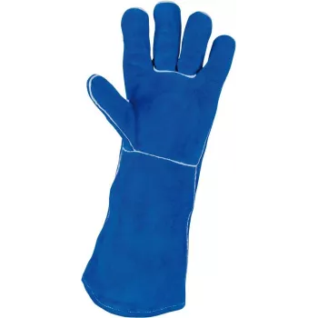 KS TOOLS lasser-lederhandschoenen lang, XL (985.7040)