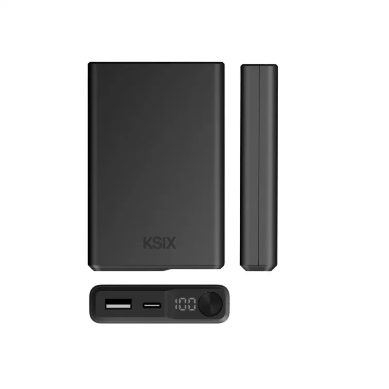 KSIX magnetische powerbank 10000 mAh 22,5W, zwart