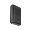 KSIX Powerbank Mini 10000mAh 10W met kabel USB-A USB-C zwart