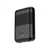KSIX Powerbank Mini 10000mAh 10W met kabel USB-A USB-C zwart