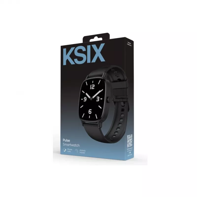 KSIX Smartwatch PULSE, Zwart