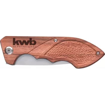 kwb 021990 EDC zakmes bruin - roestvrij staal