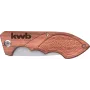 kwb 021990 EDC zakmes bruin - roestvrij staal