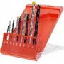 KWB 420200 HSS-R spiraalborenset, 9-delig, 1,5-6 mm, DIN 338, voor hout, kunststof, metaal, plaat, profielen