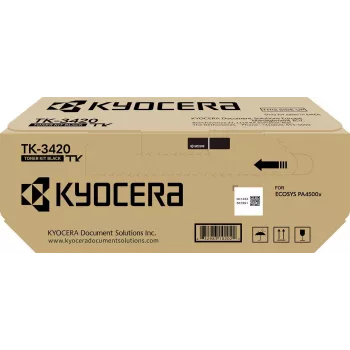 Kyocera originele TK-3420 zwarte tonercartridge 15000 pagina's