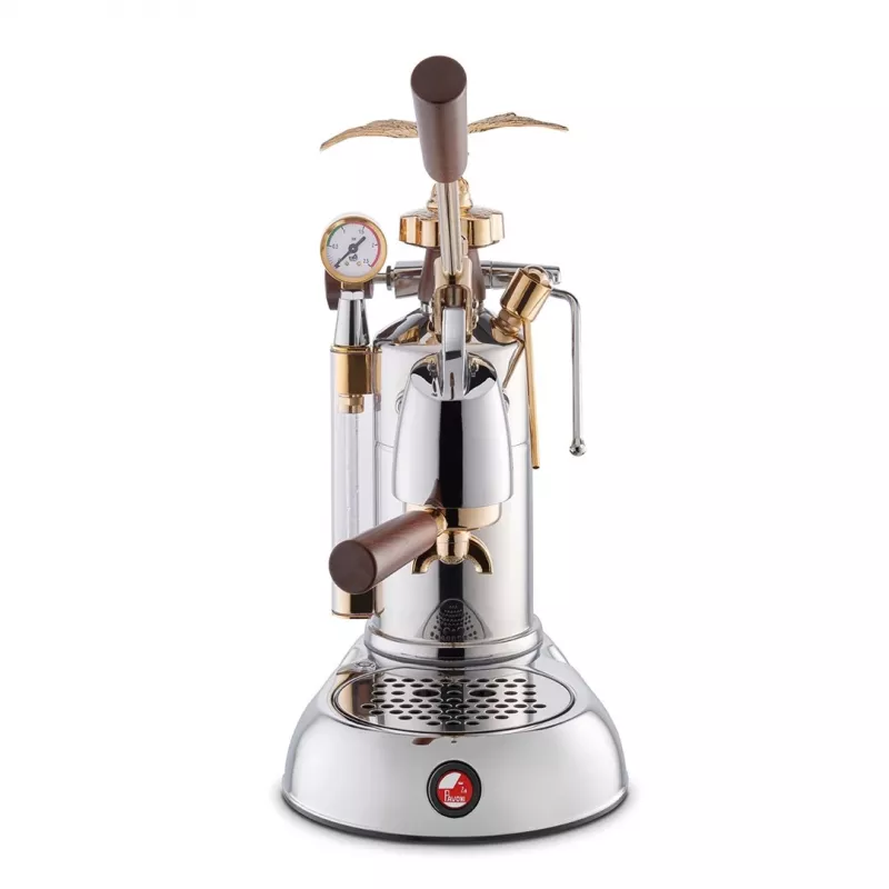 La Pavoni LPLEXP01EU manuele hevel-espressomachine Expo 2015 goud-chroom, 1,6 L, 950 W