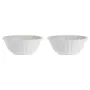 LA PORCELLANA BIANCA set met 2 Ducale saladeschalen - wit, 23 cm