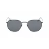 Lacoste L206S-424 unisex rechthoekige zonnebril marineblauw grijs 51mm