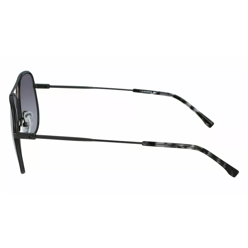 Lacoste L247S021 herenzonnebril - zwart montuur, grijze glazen, 59 mm