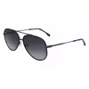 Lacoste L247S021 herenzonnebril - zwart montuur, grijze glazen, 59 mm
