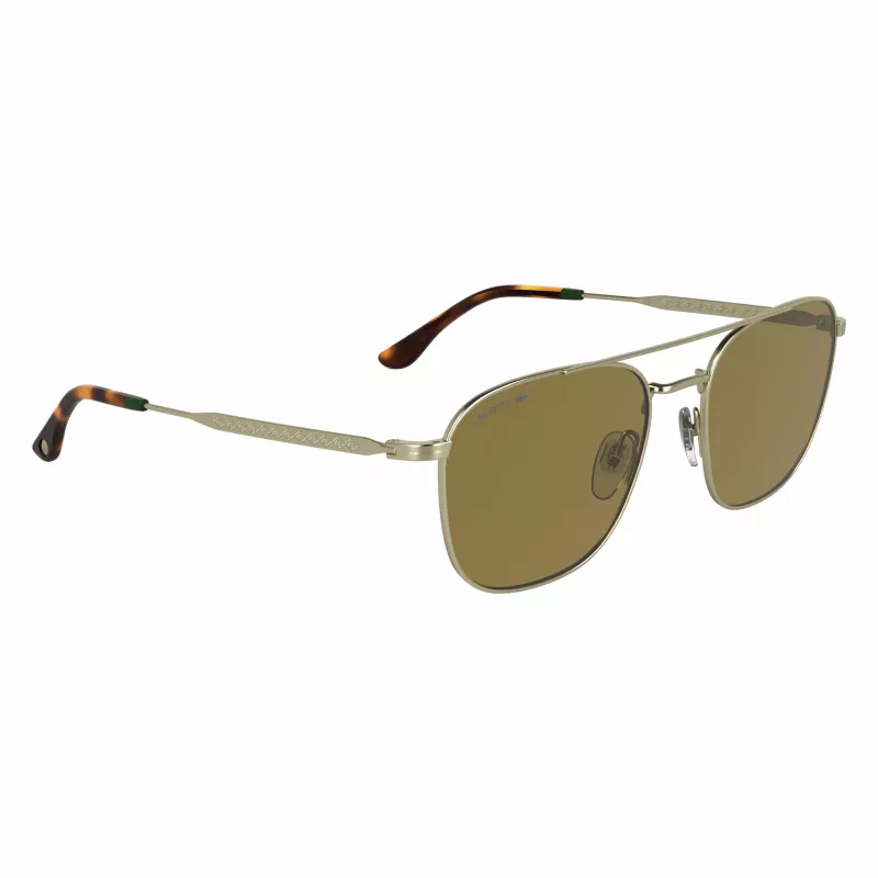 LACOSTE L269S-710 unisex zonnebril Havana groen 55/19/145 mm