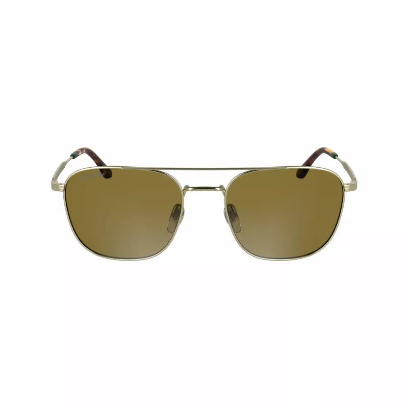 LACOSTE L269S-710 unisex zonnebril Havana groen 55/19/145 mm