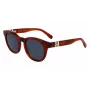 Lacoste L6006S-218 heren zonnebril Havana montuur grijze glazen 49mm