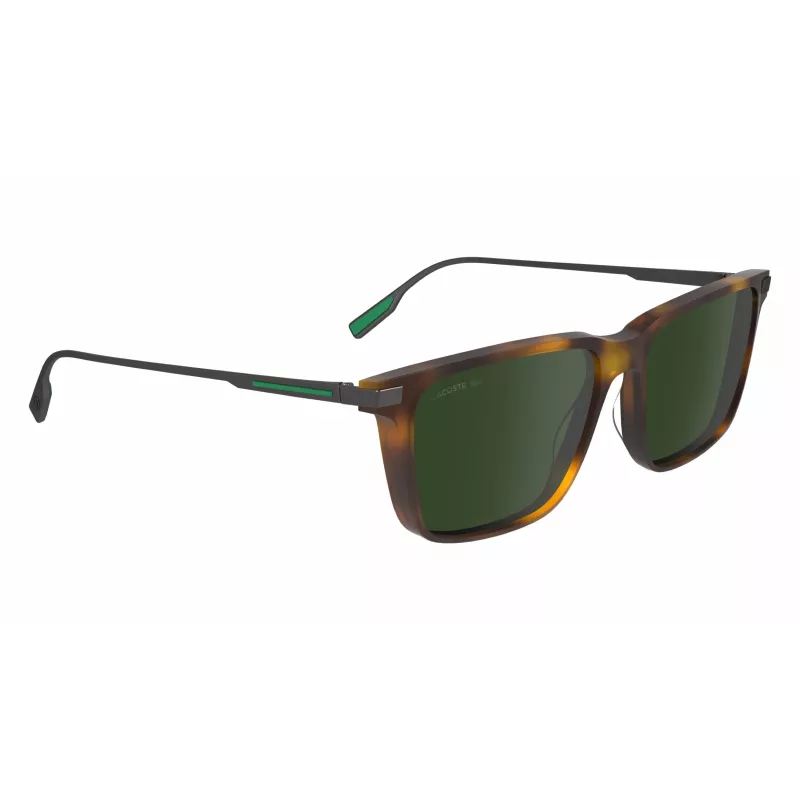 Lacoste L6017S-214 heren zonnebril Havana bruin verloop 55 mm