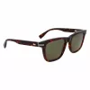 Lacoste L6045S-230 heren rechthoek zonnebril Havana bruin 54mm