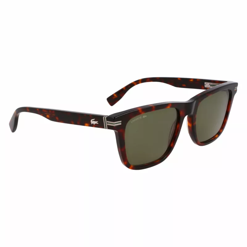 Lacoste L6045S-230 heren rechthoek zonnebril Havana bruin 54mm