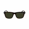 Lacoste L6045S-230 heren rechthoek zonnebril Havana bruin 54mm