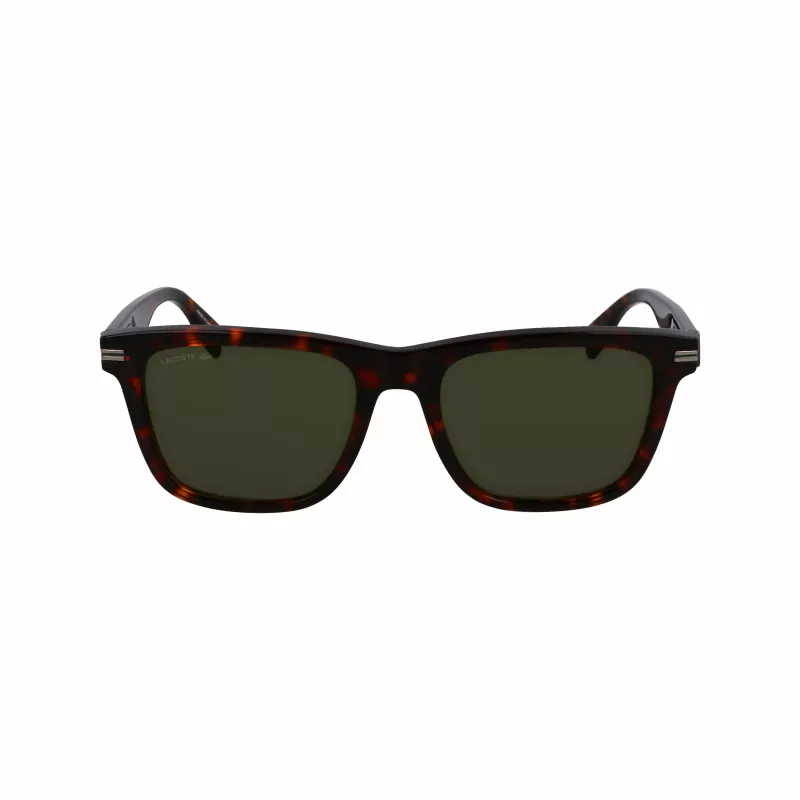 Lacoste L6045S-230 heren rechthoek zonnebril Havana bruin 54mm