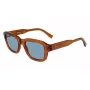 Lacoste L6048S-210 unisex vierkante zonnebril Havana bruin 51mm