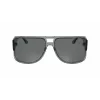 LACOSTE L6056S5916035 Unisex rechthoekige zonnebril Havana groen 59mm