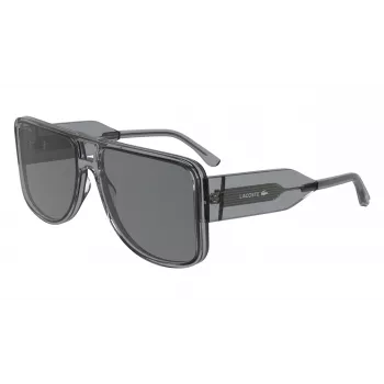 LACOSTE L6056S5916035 Unisex rechthoekige zonnebril Havana groen 59mm