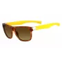 Lacoste L664S unisex zonnebril - zwart montuur grijze glazen 55mm