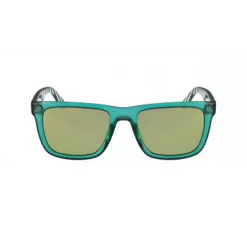 Lacoste L750S-5419315 heren zonnebril - rechthoekig acetaat montuur UV400-bescherming 54/19/140 mm