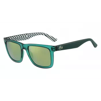 Lacoste L750S-5419315 heren zonnebril - rechthoekig acetaat montuur UV400-bescherming 54/19/140 mm