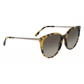 Lacoste L928S-214 dames zonnebril Havana bruin verloop 56mm