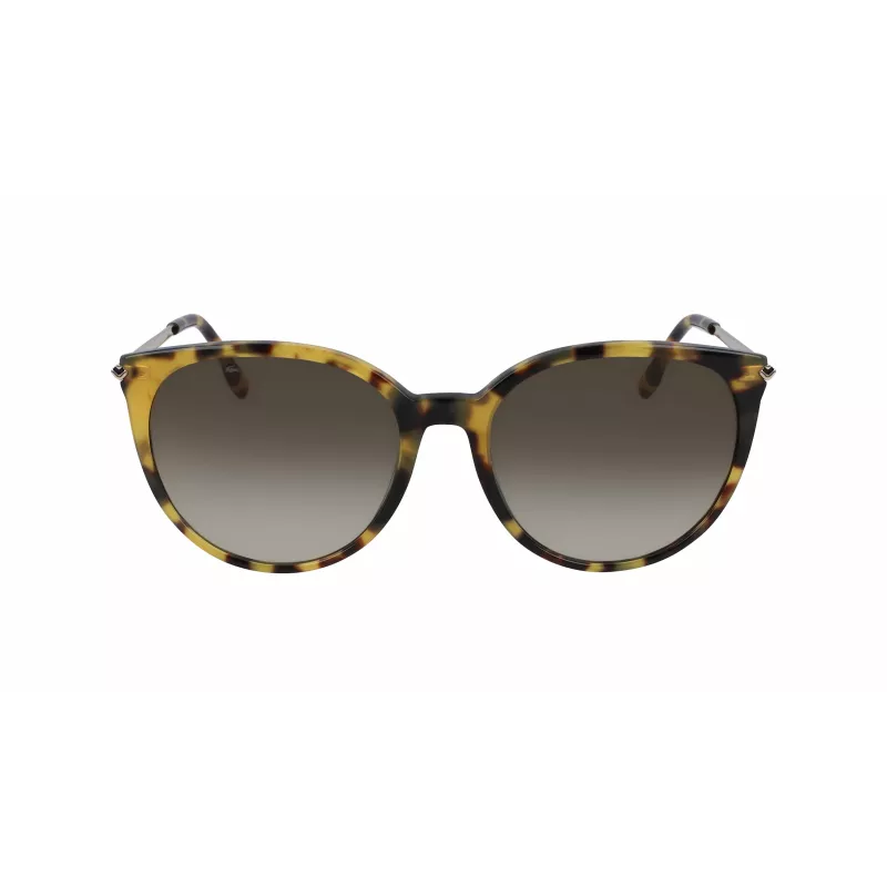 Lacoste L928S-214 dames zonnebril Havana bruin verloop 56mm