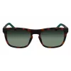 Lacoste L956S-230 herenzonnebril Havana bruin rechthoekig acetaat 55mm