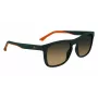Lacoste L956S-301 heren rechthoekige zonnebril groen acetaat montuur UV400