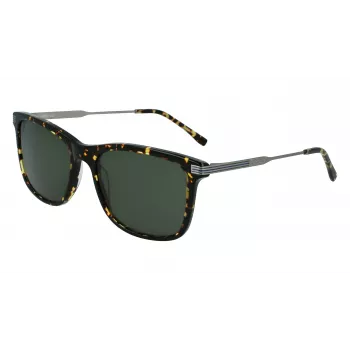 Lacoste L960S-430 herenzonnebril, blauw montuur, grijze glazen, 56 mm