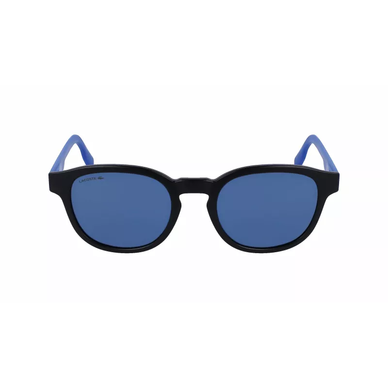 LACOSTE L968SX-002 unisex zonnebril zwart montuur grijze glazen 51mm