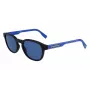 LACOSTE L968SX-002 unisex zonnebril zwart montuur grijze glazen 51mm