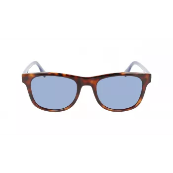 Lacoste L969S-230 unisex vierkante zonnebril Havana bruin 54mm