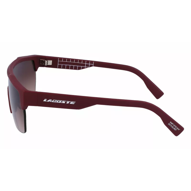 Lacoste L989S-603 heren rechthoekige zonnebril Havana groen 62/19/135 mm