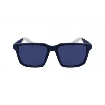 Lacoste L999S-401 heren zonnebril - Havana acetaat montuur, blauwe polycarbonaatglazen, UV400-bescherming
