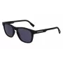 Lacoste heren L988S-2 rechthoek zonnebril - zwart montuur grijze glazen 54mm